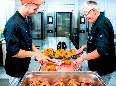 Convotherm nella ristorazione colletiva: il BBRZ, centro di formazione e riabilitazione vocazionale